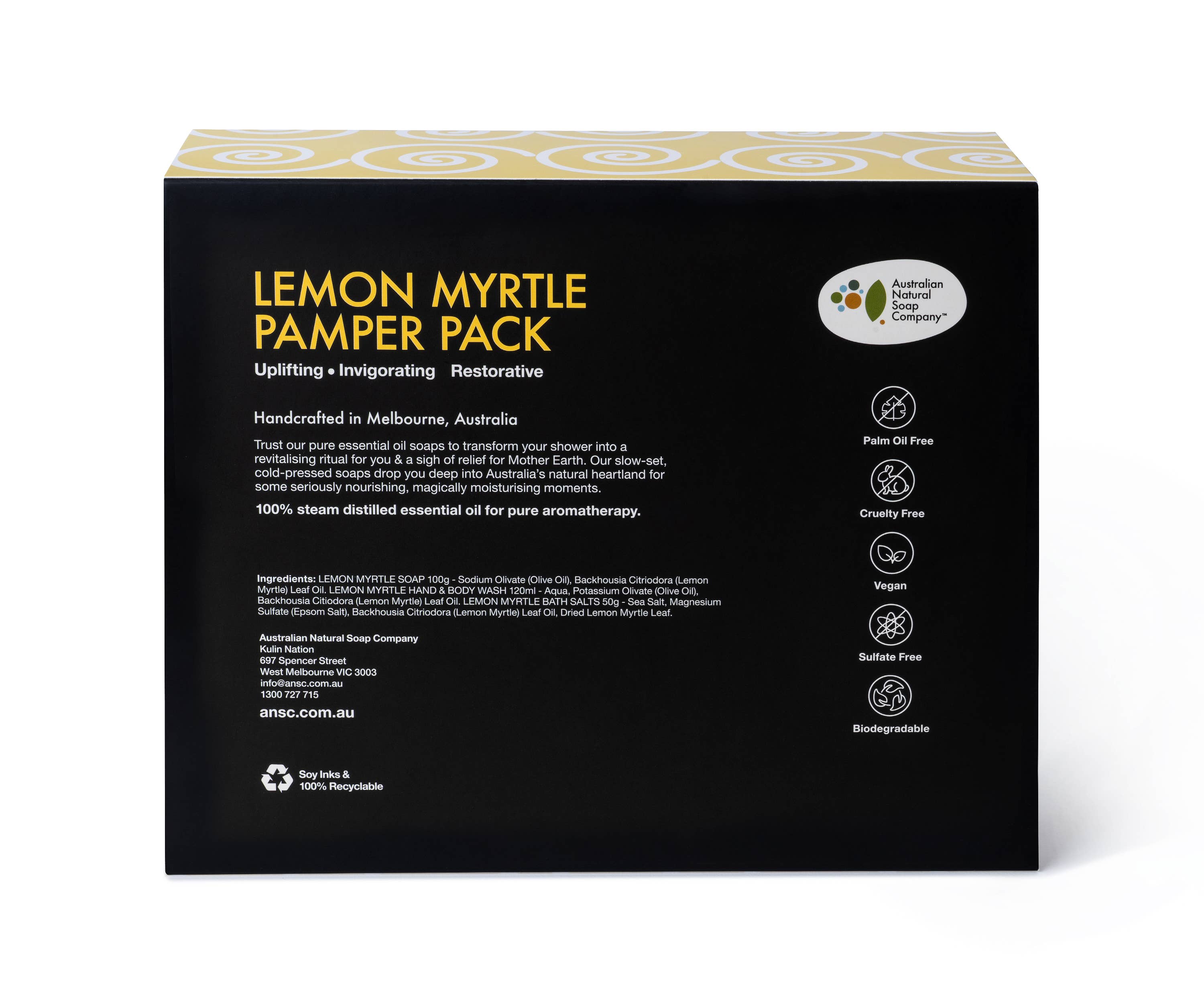 Lemon Myrtle Pamper Soap Gift Box