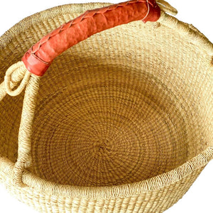 Medium Bolga Basket 12 - Market basket Beach basket