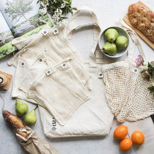 Organic Cotton ZERO WASTE 8-Piece Shopping bag set