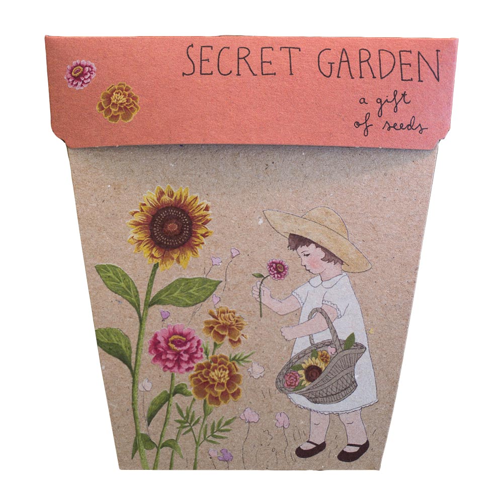 Card & Secret Garden Gift of Seeds