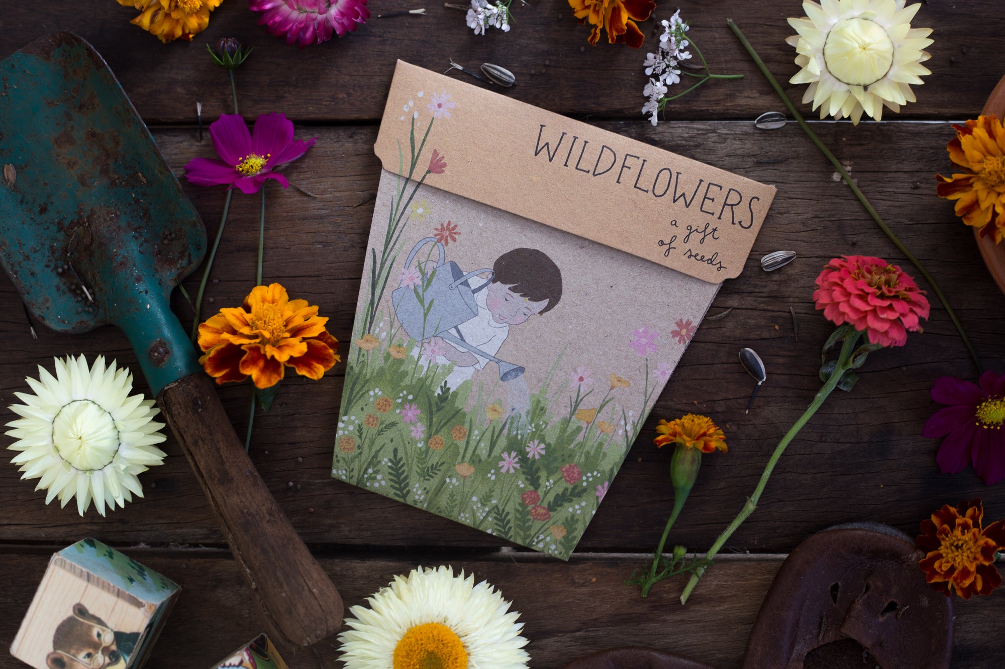 Card & Wildflowers Gift of Seeds